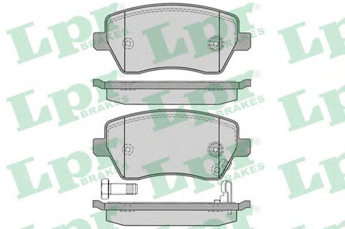 Set placute frana,frana disc OPEL AGILA (B) (H08) (2008 - 2016) LPR 05P1229 piesa NOUA