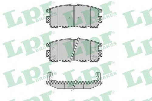 Set placute frana,frana disc OPEL ANTARA (2006 - 2016) LPR 05P1323 piesa NOUA