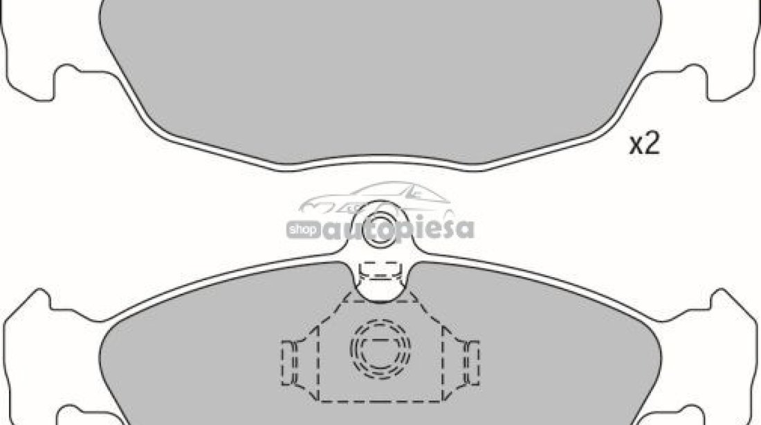 Set placute frana,frana disc OPEL ASTRA F Hatchback (53, 54, 58, 59) (1991 - 1998) KRIEGER 0950006327 piesa NOUA