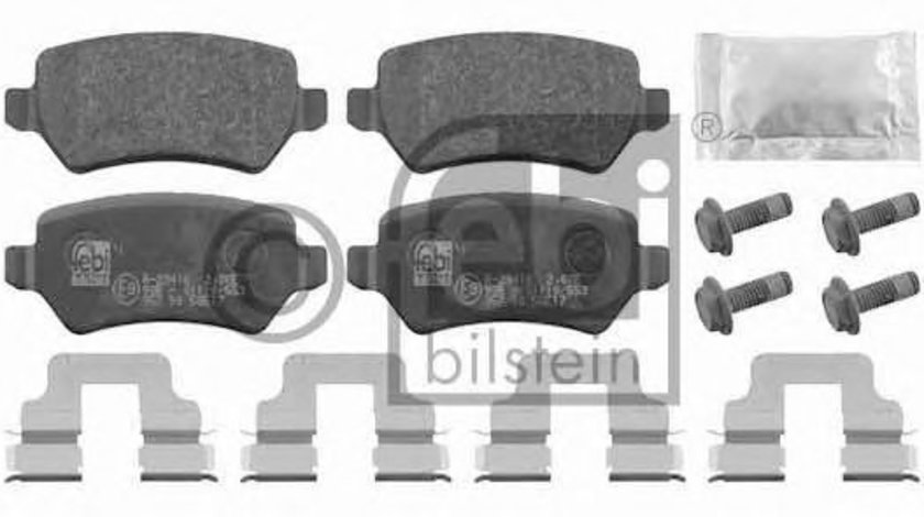 Set placute frana,frana disc OPEL ASTRA G Combi (F35) (1998 - 2009) FEBI BILSTEIN 16512 piesa NOUA