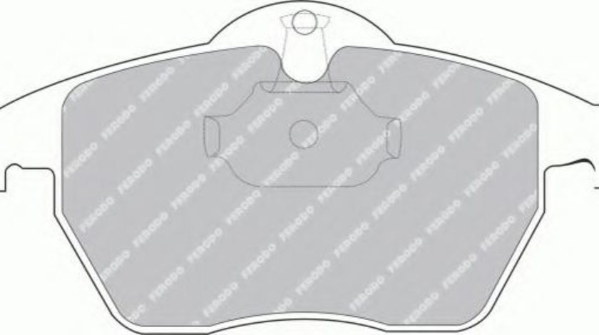 Set placute frana,frana disc OPEL ASTRA G Hatchback (F48, F08) (1998 - 2009) FERODO FSL1068 piesa NOUA