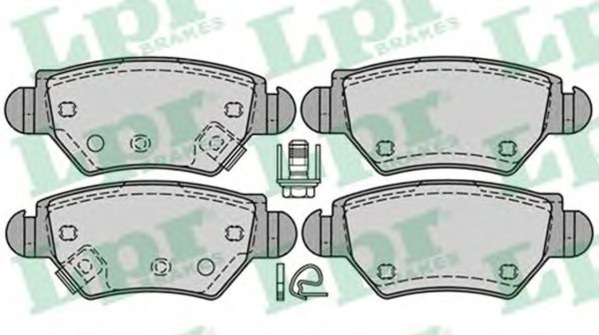 Set placute frana,frana disc OPEL ASTRA G Limuzina (F69) (1998 - 2009) LPR 05P1227 piesa NOUA