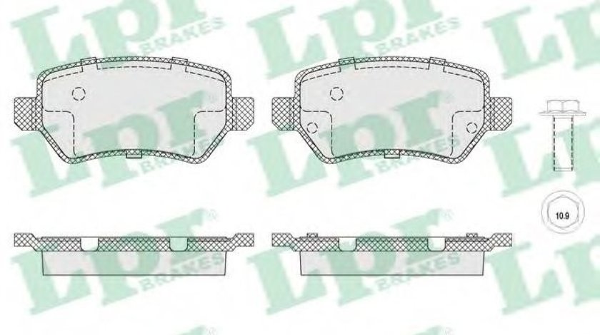 Set placute frana,frana disc OPEL ASTRA H Combi (L35) (2004 - 2016) LPR 05P1650 piesa NOUA