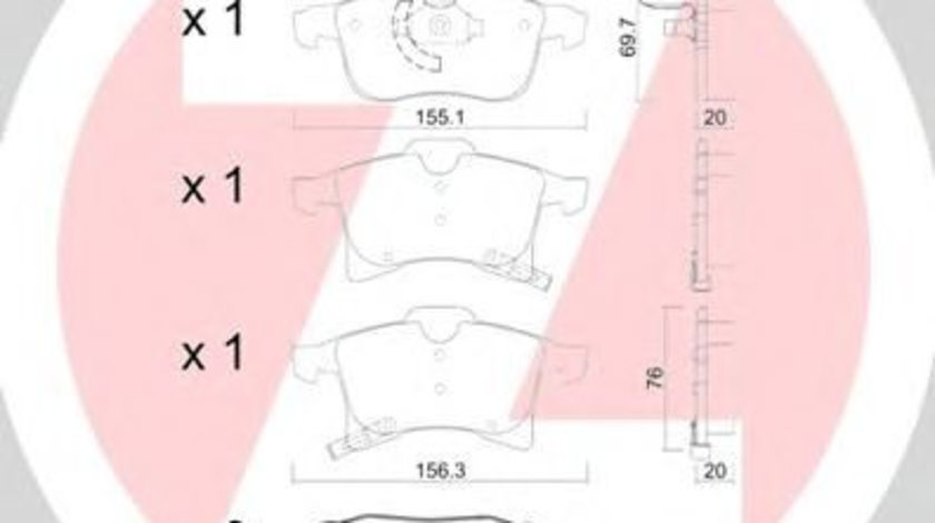 Set placute frana,frana disc OPEL ASTRA H Combi (L35) (2004 - 2016) ZIMMERMANN 23832.200.2 piesa NOUA