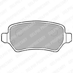 Set placute frana,frana disc OPEL ASTRA H Combi (L35) (2004 - 2016) DELPHI LP1681 piesa NOUA