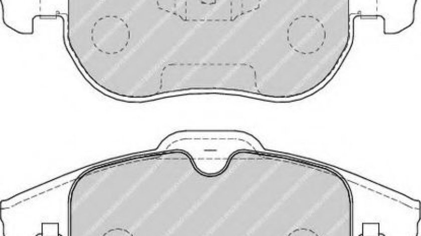 Set placute frana,frana disc OPEL ASTRA H GTC (L08) (2005 - 2016) FERODO FDB4188 piesa NOUA