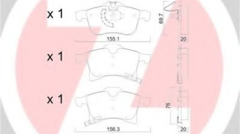 Set placute frana,frana disc OPEL ASTRA H GTC (L08) (2005 - 2016) ZIMMERMANN 23832.200.1 piesa NOUA