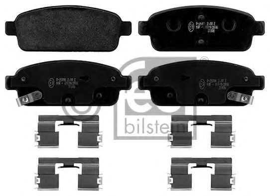 Set placute frana,frana disc OPEL ASTRA J (2009 - 2016) FEBI BILSTEIN 16894 piesa NOUA