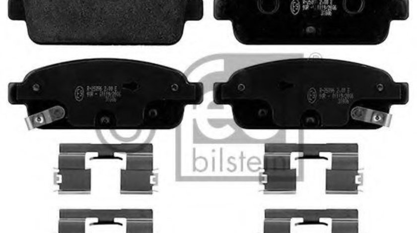 Set placute frana,frana disc OPEL ASTRA J (2009 - 2016) FEBI BILSTEIN 16894 piesa NOUA