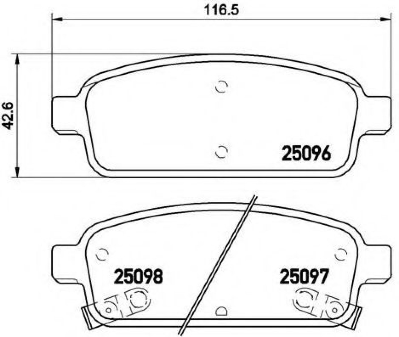 Set placute frana,frana disc OPEL ASTRA J Sports Tourer (2010 - 2016) BREMBO P 59 080 piesa NOUA