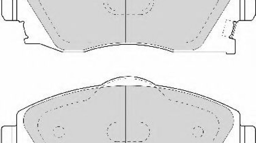 Set placute frana,frana disc OPEL COMBO Combi (2001 - 2016) FERODO FDB1424 piesa NOUA