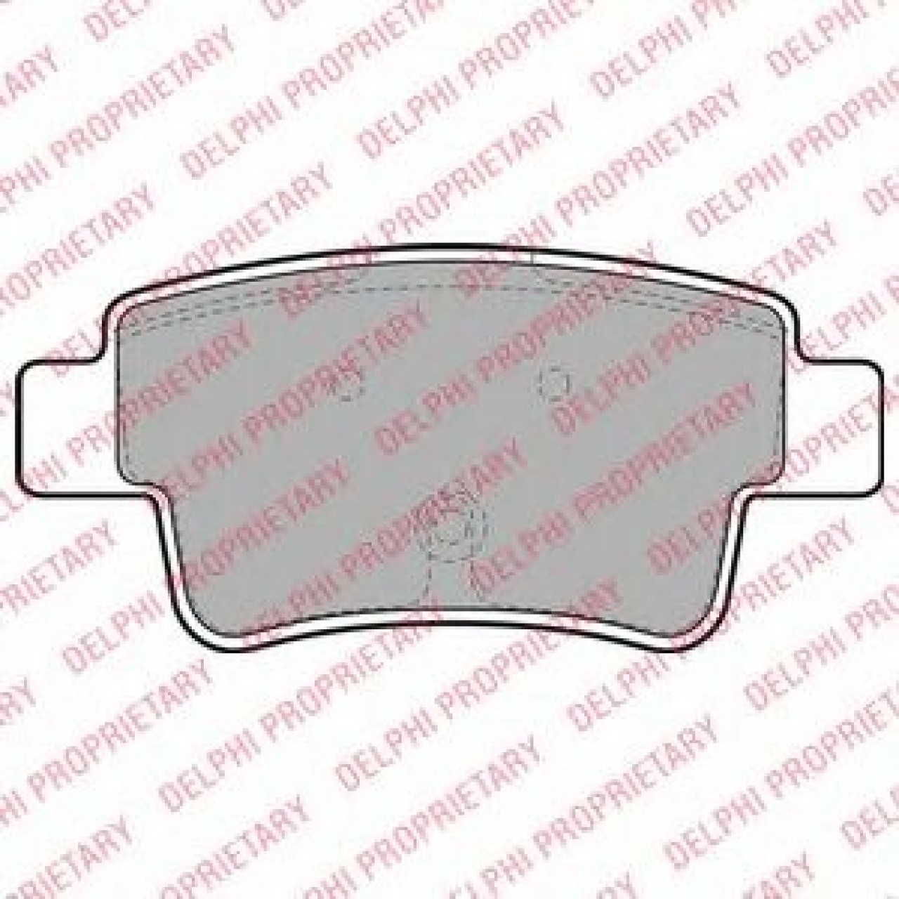 Set placute frana,frana disc OPEL CORSA D (2006 - 2016) DELPHI LP1965 piesa NOUA