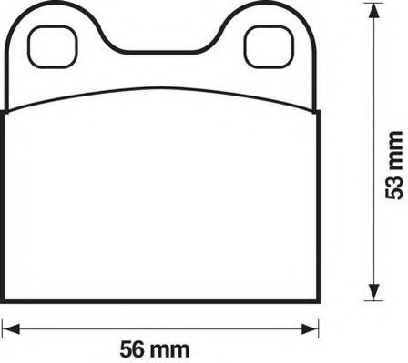 Set placute frana,frana disc OPEL CORSA D (2006 - 2016) JURID 571205J piesa NOUA