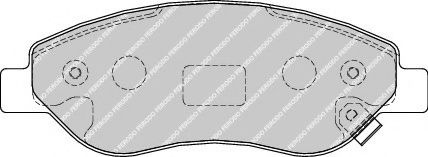Set placute frana,frana disc OPEL CORSA D (2006 - 2016) FERODO FDB1921 piesa NOUA
