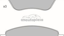 Set placute frana,frana disc OPEL CORSA D (2006 - ...