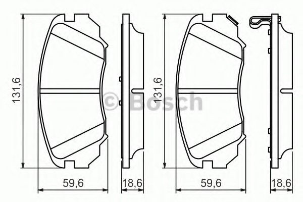 Set placute frana,frana disc OPEL INSIGNIA (2008 - 2016) BOSCH 0 986 494 279 piesa NOUA