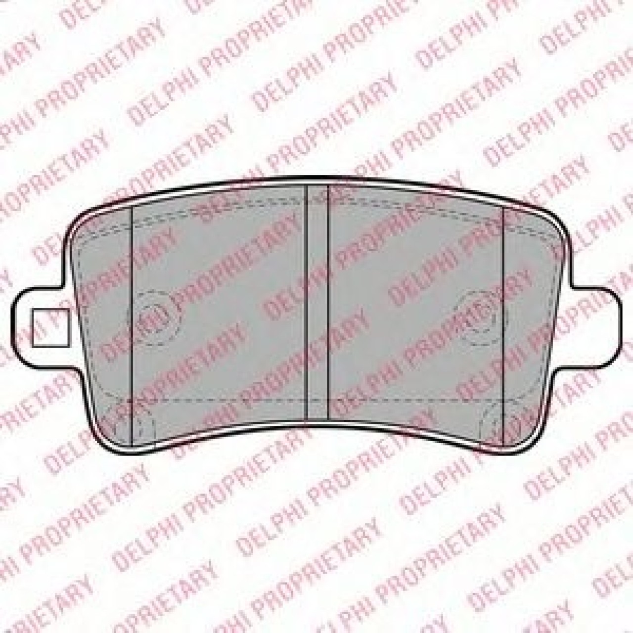 Set placute frana,frana disc OPEL INSIGNIA Limuzina (2008 - 2016) DELPHI LP2084 piesa NOUA