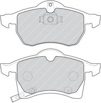 Set placute frana,frana disc OPEL MERIVA (2003 - 2010) FERODO FDB1295 piesa NOUA