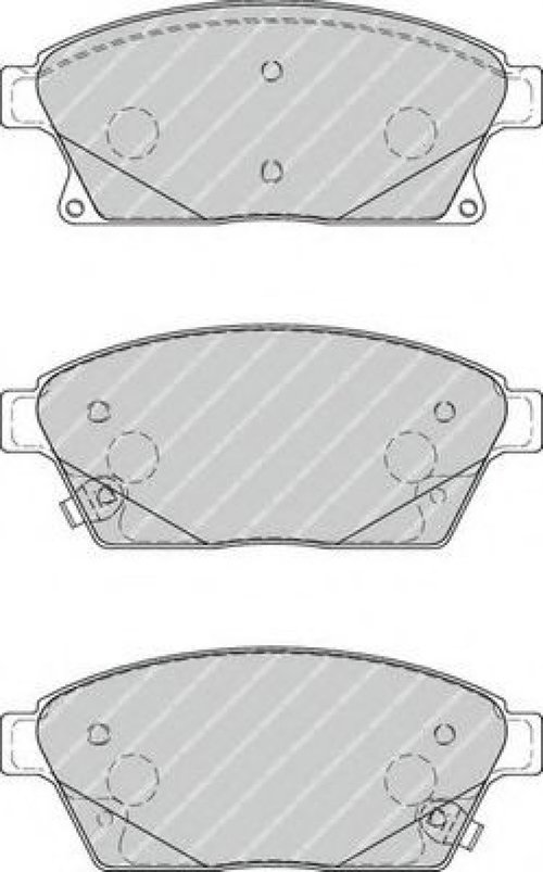 Set placute frana,frana disc OPEL MOKKA (2012 - 2016) FERODO FDB4264 piesa NOUA