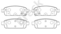 Set placute frana,frana disc OPEL MOKKA (2012 - 20...