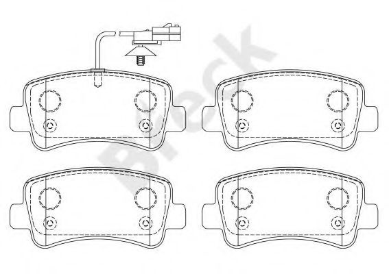 Set placute frana,frana disc OPEL MOVANO B bus (2010 - 2016) Break 25112 00 703 10 piesa NOUA