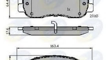 Set placute frana,frana disc OPEL MOVANO B platou ...