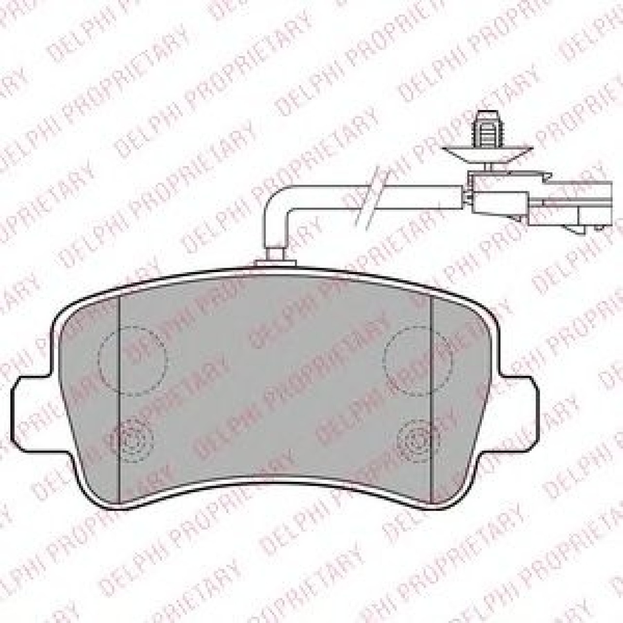 Set placute frana,frana disc OPEL MOVANO B caroserie (2010 - 2016) DELPHI LP2191 piesa NOUA