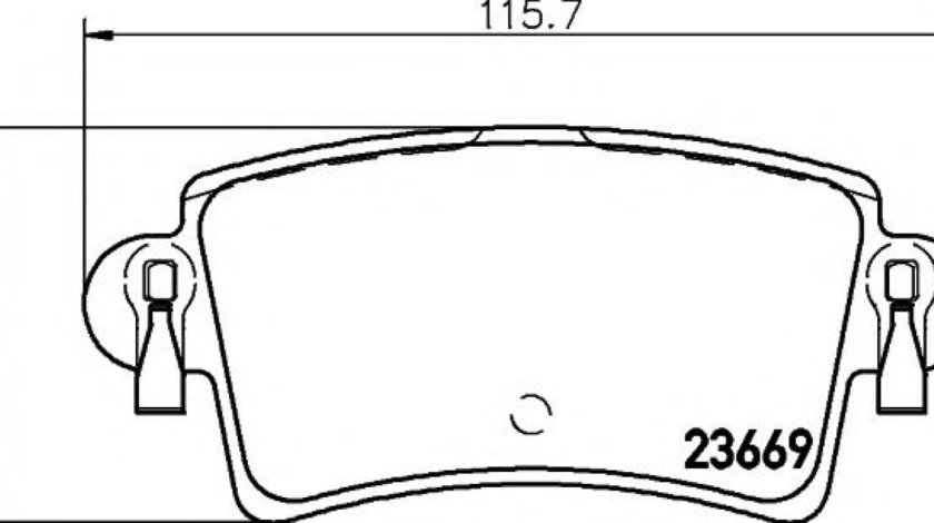 Set placute frana,frana disc OPEL MOVANO platou / sasiu (U9, E9) (1998 - 2010) TEXTAR 2366901 piesa NOUA