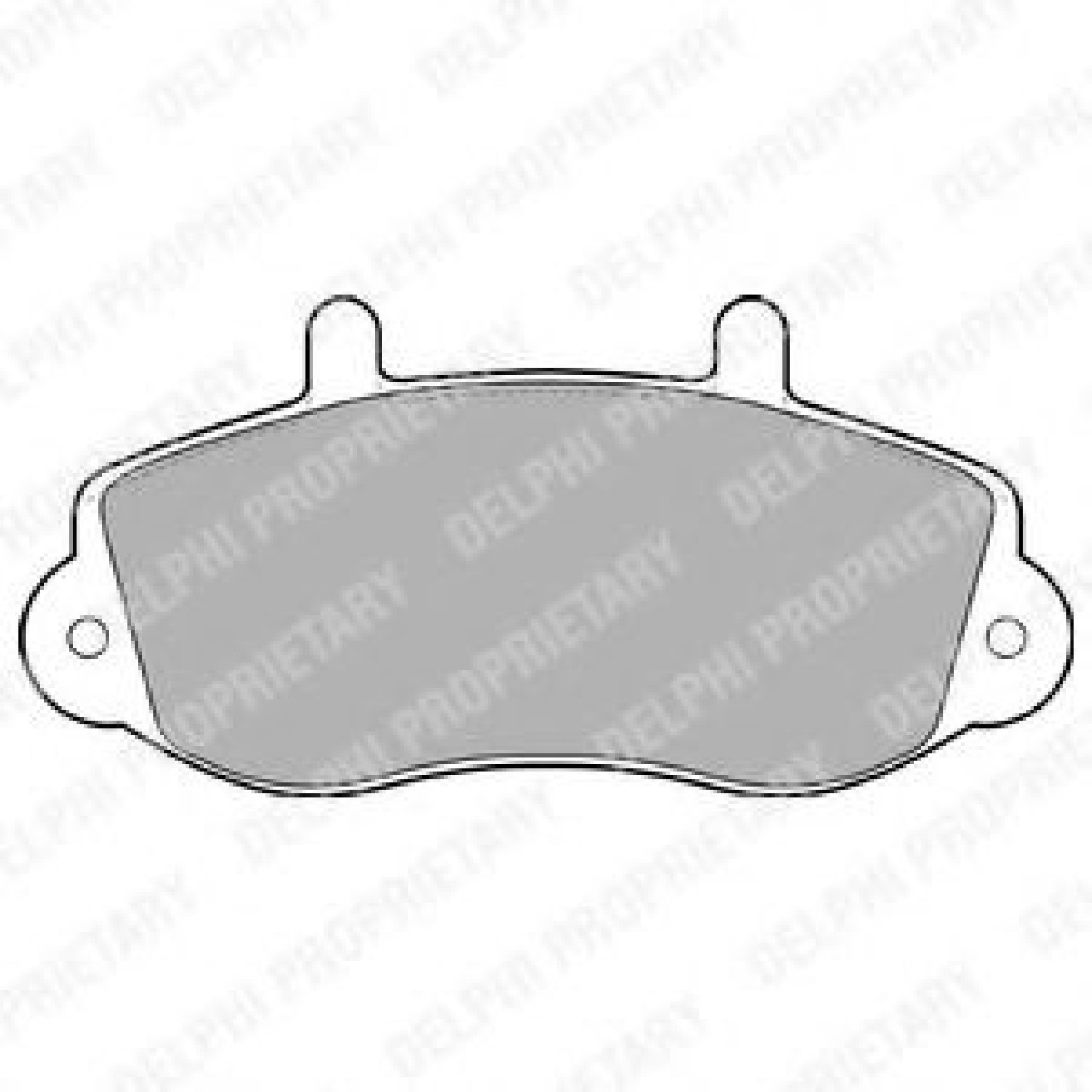 Set placute frana,frana disc OPEL MOVANO caroserie (F9) (1999 - 2010) DELPHI LP1406 piesa NOUA