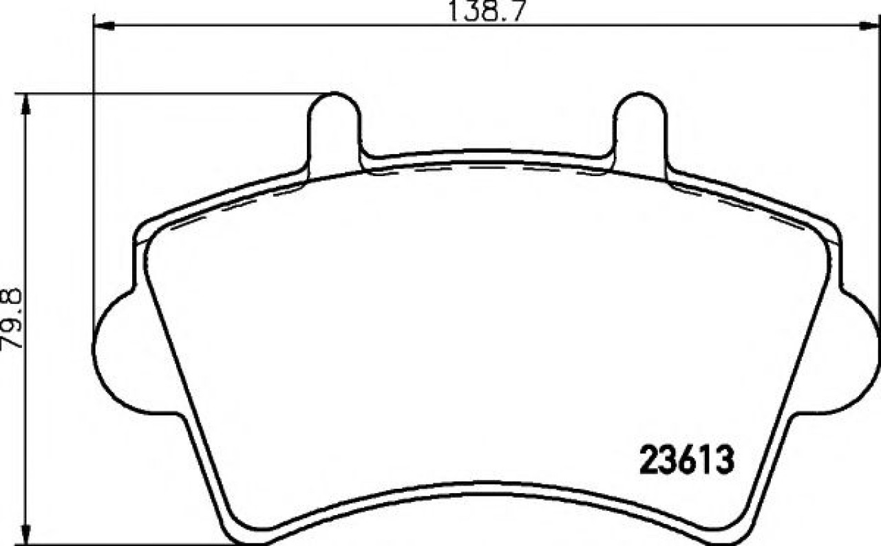 Set placute frana,frana disc OPEL MOVANO autobasculanta (H9) (1999 - 2010) TEXTAR 2361301 piesa NOUA