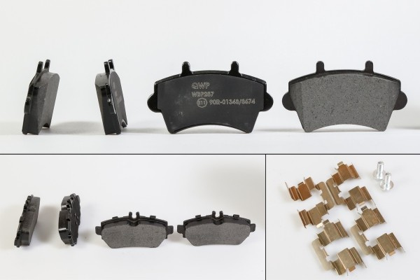 Set placute frana,frana disc OPEL MOVANO caroserie (F9) (1999 - 2010) QWP WBP257 piesa NOUA