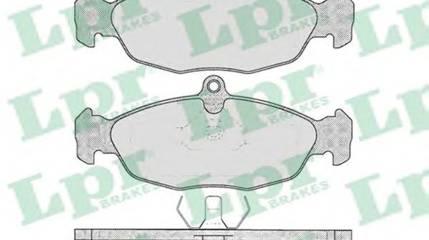 Set placute frana,frana disc OPEL TIGRA (95) (1994 - 2000) LPR 05P599 - produs NOU