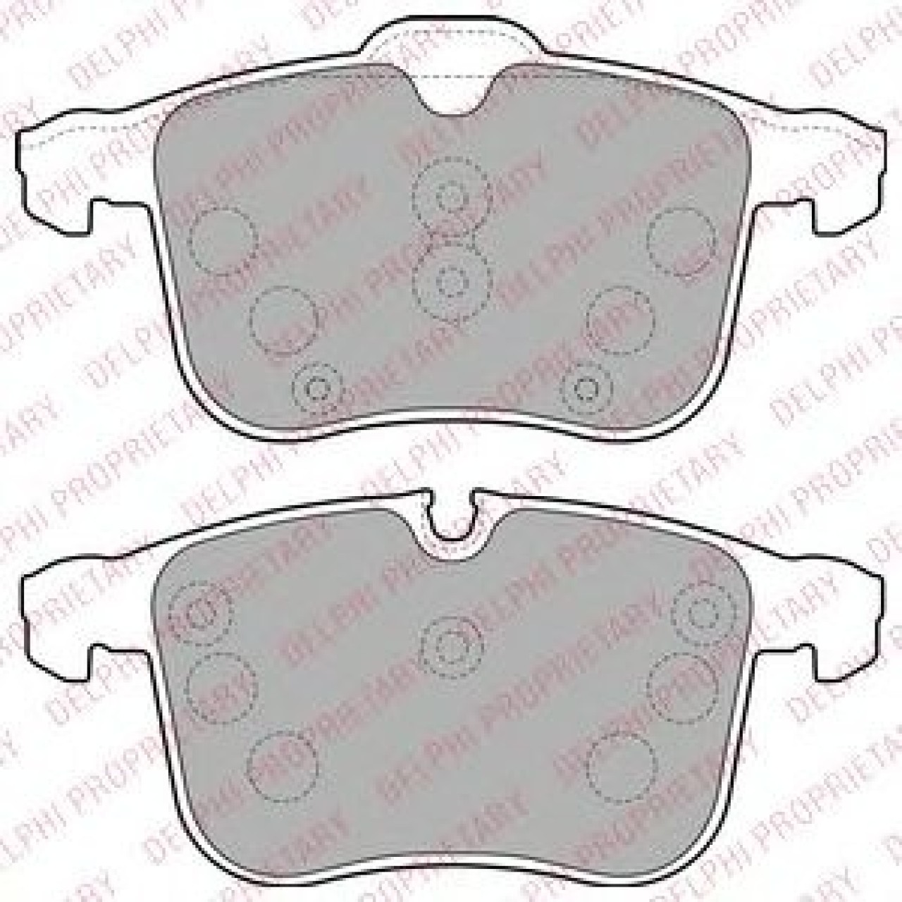 Set placute frana,frana disc OPEL VECTRA C (2002 - 2016) DELPHI LP1783 piesa NOUA