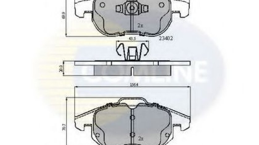 Set placute frana,frana disc OPEL VECTRA C (2002 - 2016) COMLINE CBP01137 piesa NOUA