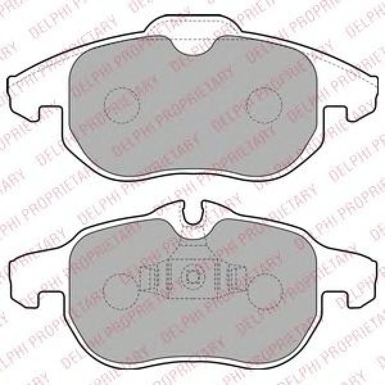 Set placute frana,frana disc OPEL VECTRA C (2002 - 2016) DELPHI LP1723 piesa NOUA