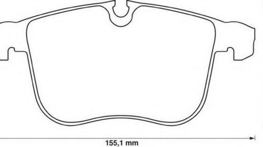 Set placute frana,frana disc OPEL VECTRA C GTS (2002 - 2016) JURID 573090JC piesa NOUA