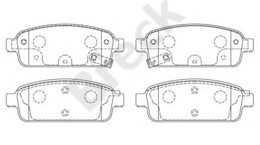 Set placute frana,frana disc OPEL ZAFIRA TOURER C (P12) (2011 - 2016) Break 25096 00 704 20 piesa NOUA