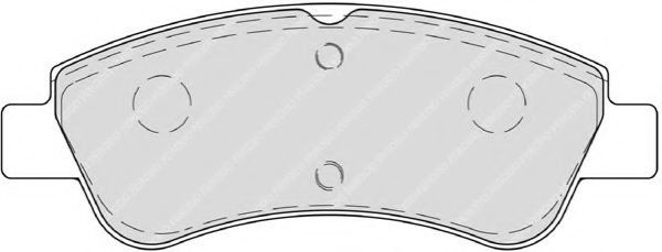 Set placute frana,frana disc PEUGEOT 1007 (KM) (2005 - 2016) FERODO FDB4066 piesa NOUA