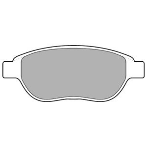 Set placute frana,frana disc PEUGEOT 1007 (KM) (2005 - 2016) KRIEGER 0950006328 piesa NOUA