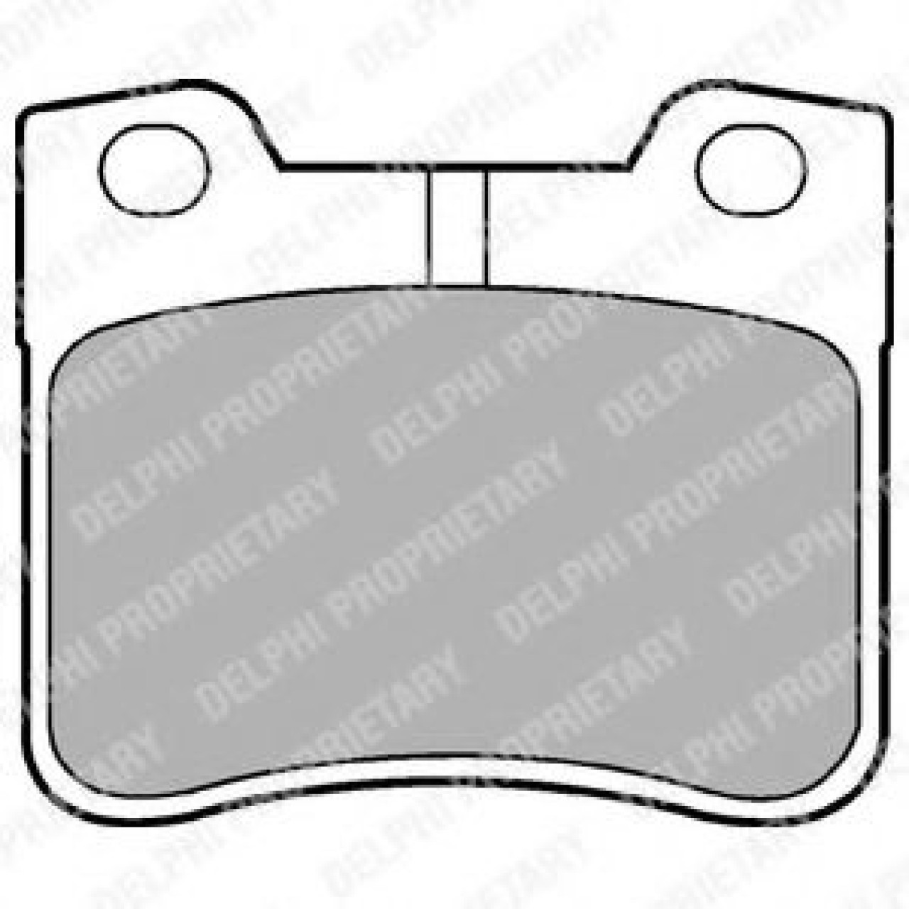 Set placute frana,frana disc PEUGEOT 106 I (1A, 1C) (1991 - 1996) DELPHI LP1051 piesa NOUA