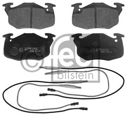Set placute frana,frana disc PEUGEOT 106 I (1A, 1C) (1991 - 1996) FEBI BILSTEIN 16291 piesa NOUA