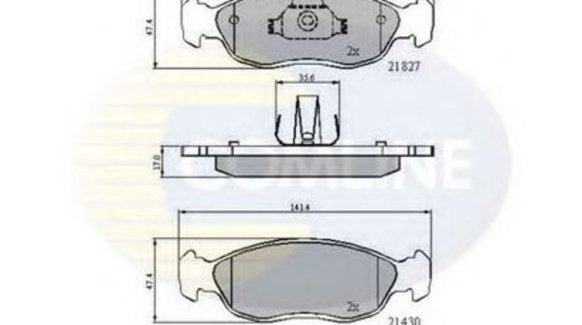 Set placute frana,frana disc PEUGEOT 106 II (1) (1996 - 2016) COMLINE CBP0570 piesa NOUA