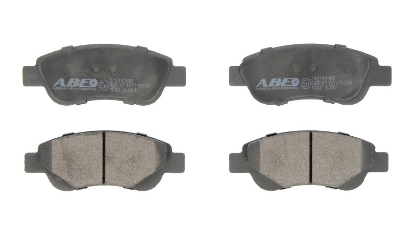 Set placute frana,frana disc PEUGEOT 108 (2014 - 2016) ABE C12112ABE piesa NOUA