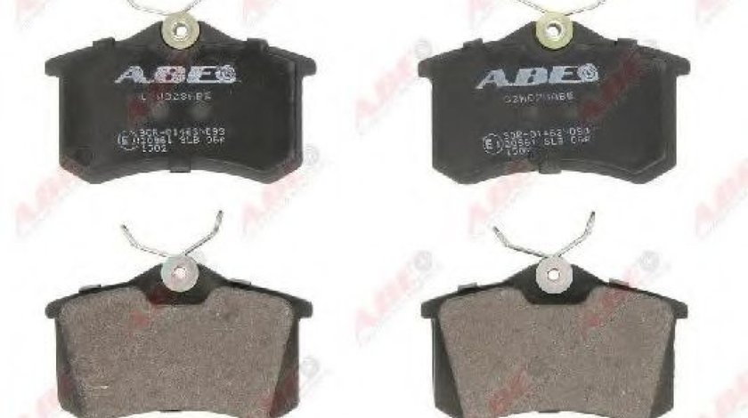 Set placute frana,frana disc PEUGEOT 2008 (2013 - 2016) ABE C2W028ABE produs NOU