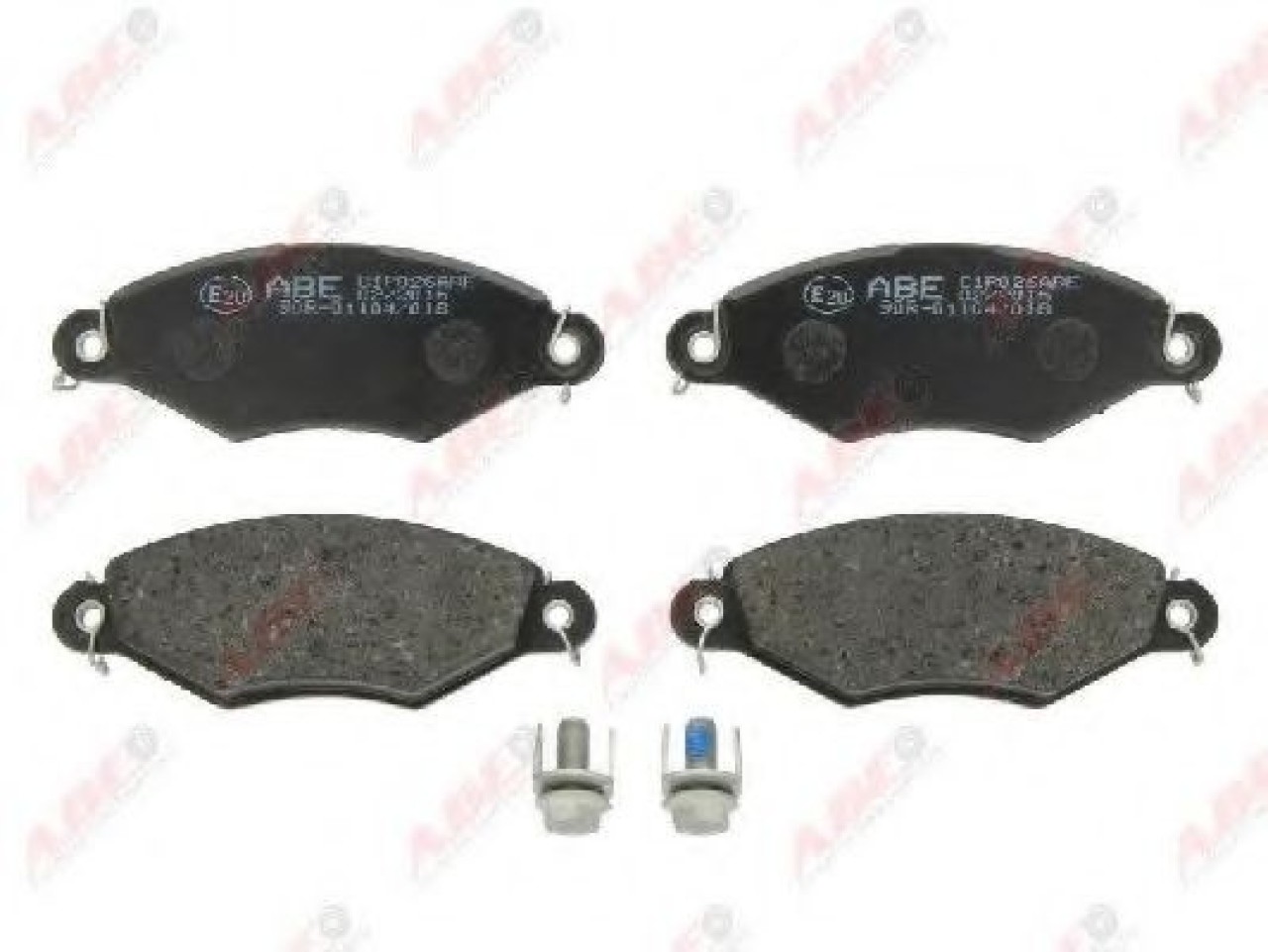 Set placute frana,frana disc PEUGEOT 206 Hatchback (2A/C) (1998 - 2016) ABE C1P026ABE piesa NOUA