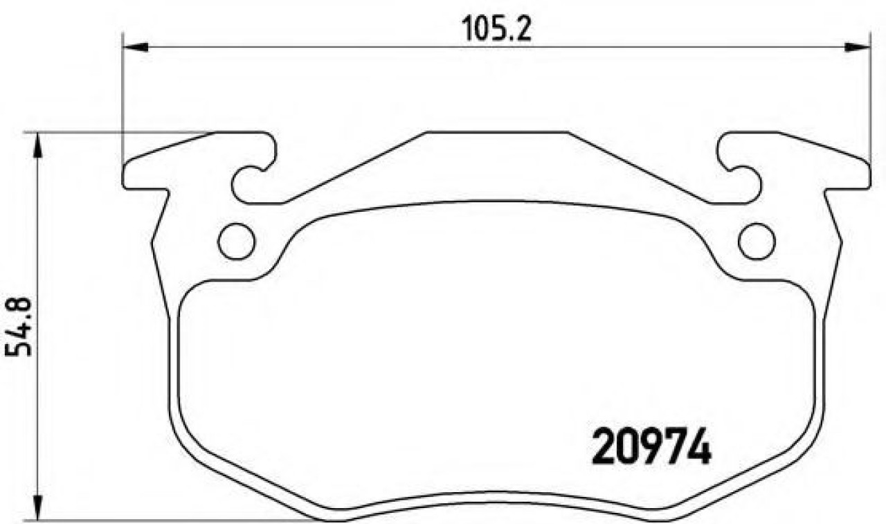 Set placute frana,frana disc PEUGEOT 206 Hatchback (2A/C) (1998 - 2016) BREMBO P 61 032 piesa NOUA