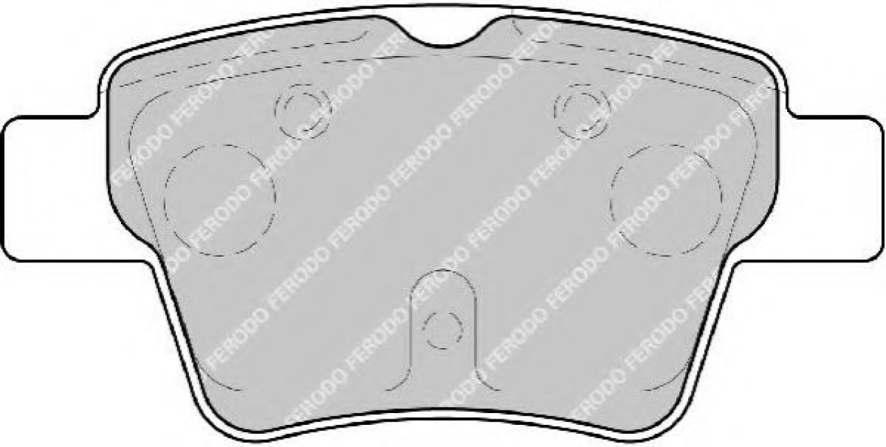 Set placute frana,frana disc PEUGEOT 207 CC (WD) (2007 - 2016) FERODO FDB1784 piesa NOUA