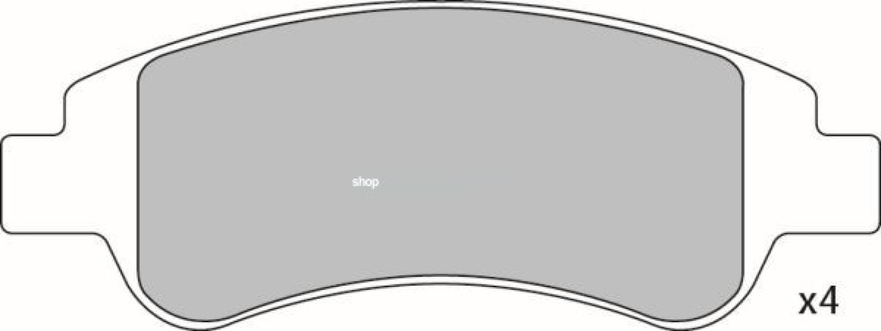 Set placute frana,frana disc PEUGEOT 208 (2012 - 2016) KRIEGER 0950006316 piesa NOUA