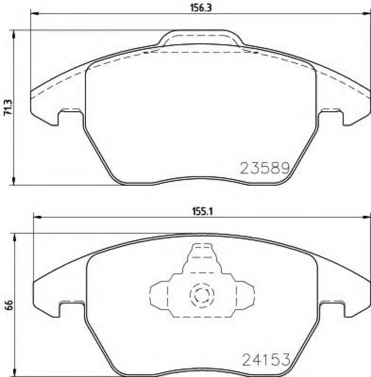 Set placute frana,frana disc PEUGEOT 3008 (2009 - 2016) TEXTAR 2358901 piesa NOUA
