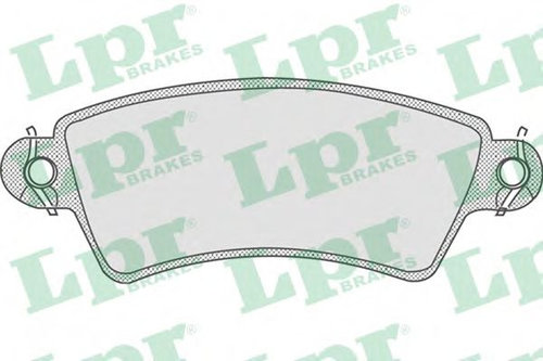 Set placute frana,frana disc PEUGEOT 306 (7B, N3, N5) (1993 - 2003) LPR 05P766 piesa NOUA